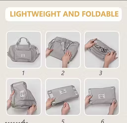 Travel Duffle Bag Expandable Folding Travel Bag for Women, Lightweight Waterproof Carry Luggage Bag for Travel