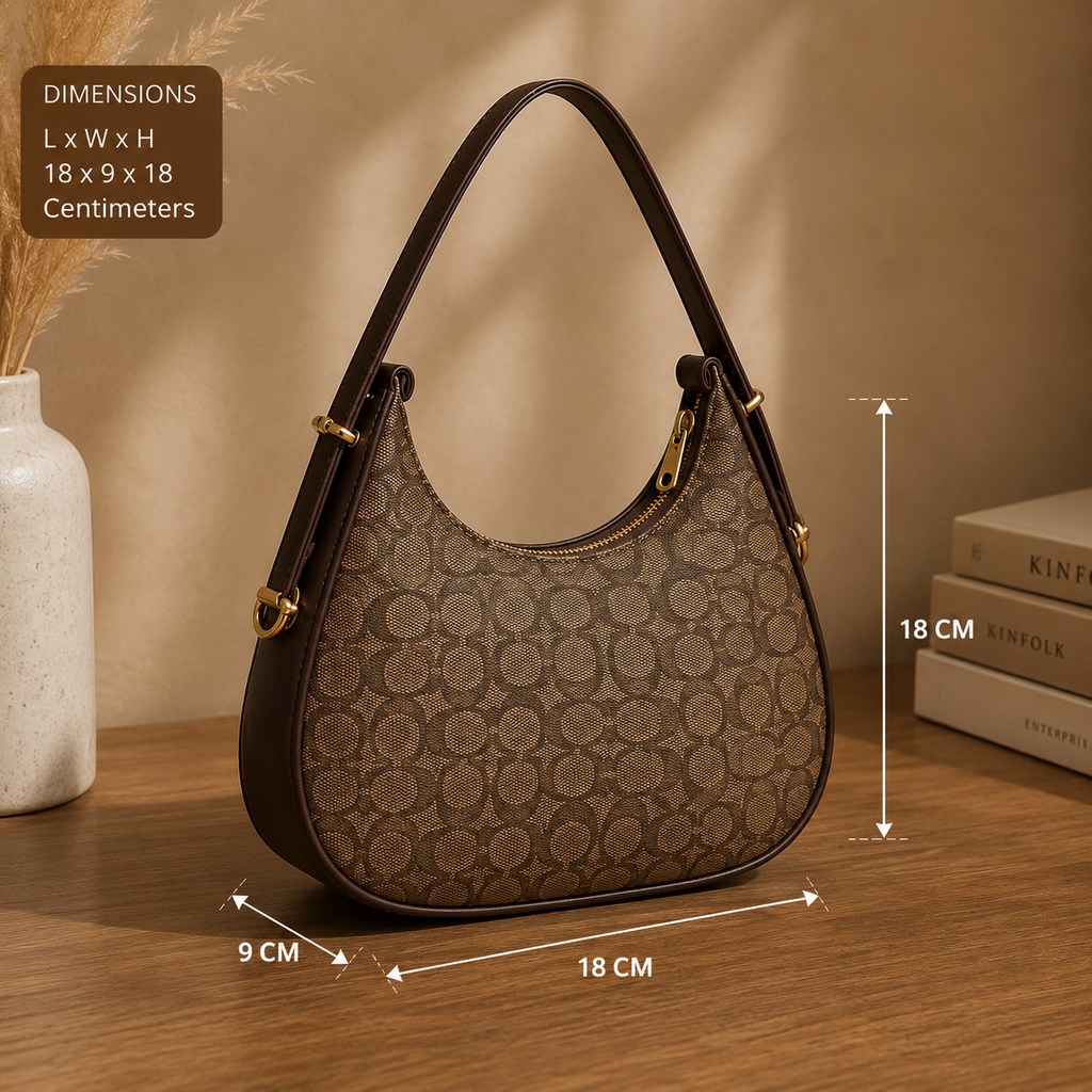 Maresse Hobo Shoulder Bag for Women | Printed Faux Leather