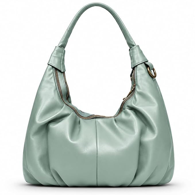 Maresse Women's Soft Pink Ruched Shoulder Tote Bag