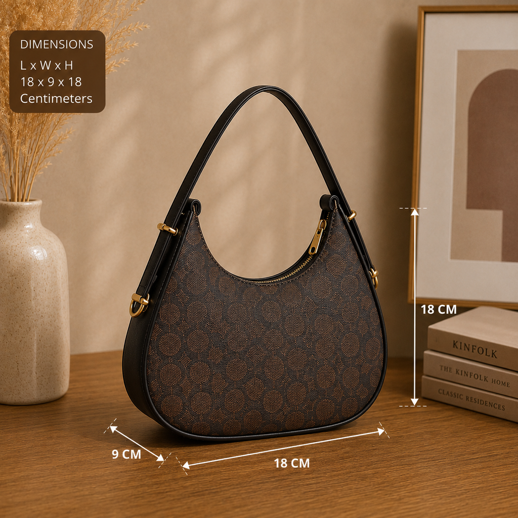 Maresse Hobo Shoulder Bag for Women | Printed Faux Leather