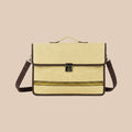 Eco-Friendly Unisex Brown Jute Laptop Bag