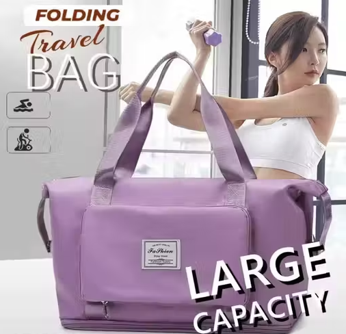 Viyaro Folding Bag Travel Duffle Bag , Luggage Bag For Women , Shoulder Bag For Luggage Shopping Bag For Women