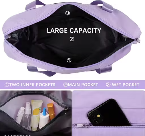 Viyaro Folding Bag Travel Duffle Bag , Luggage Bag For Women , Shoulder Bag For Luggage Shopping Bag For Women
