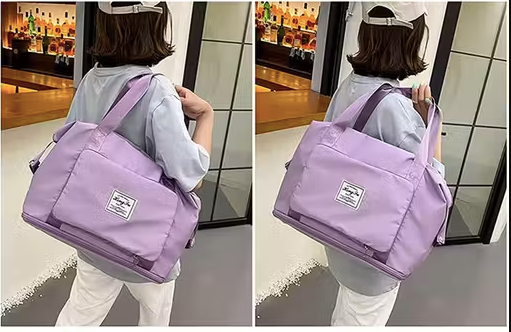 Viyaro Folding Bag Travel Duffle Bag , Luggage Bag For Women , Shoulder Bag For Luggage Shopping Bag For Women