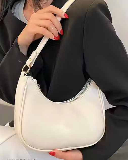 White Trending Sling Bag for girls women free size