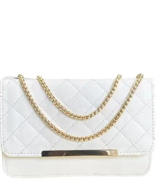 Sling bag | Women's Pu Formal Casual Stylish Shoulder Crossbody Sling Handbag With Double-handle Non-Detachable strap For Women & Girl (White)