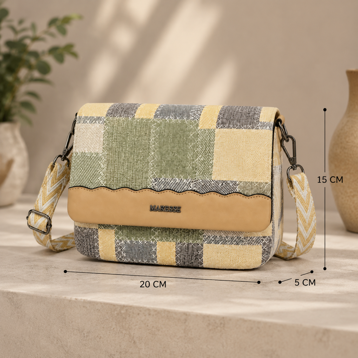 Maresse Faux Leather Crossbody Bag for Women
