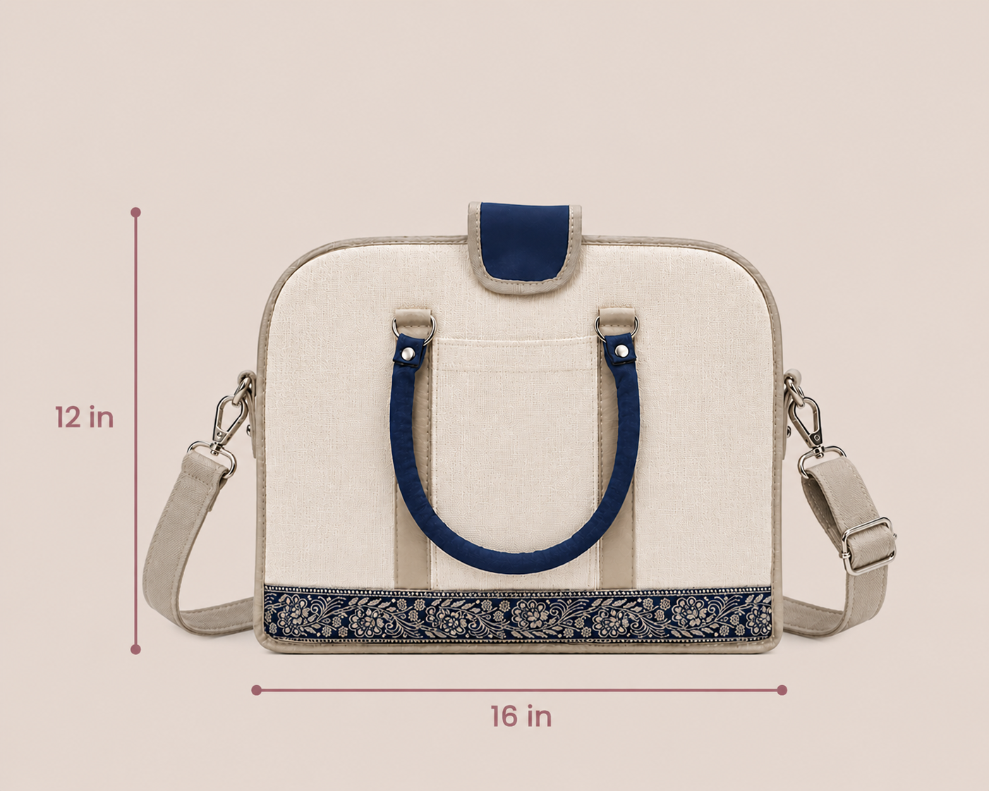 Stylish Blue Laptop Bag for Men and Women