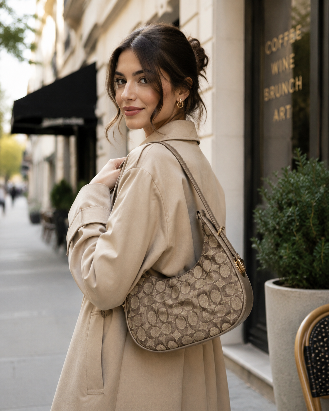 Maresse Hobo Shoulder Bag for Women | Printed Faux Leather