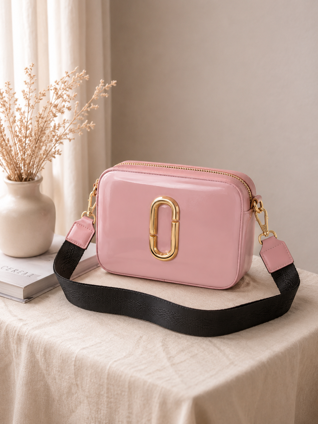 Maresse Shining Box Broad Strap Crossbody Bag