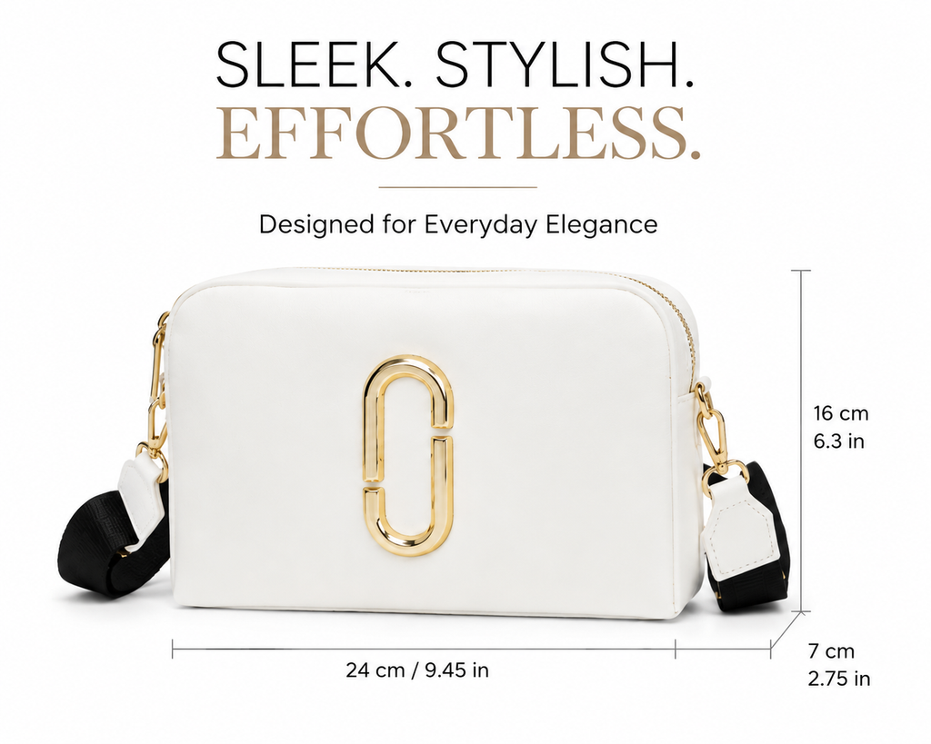 Maresse Shining Box Broad Strap Crossbody Bag